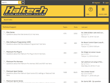 Tablet Screenshot of forums.haltech.com